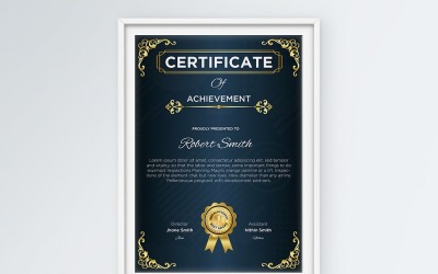 New Vertical Certificate For Achievement Details