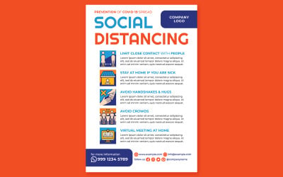Covid-19 Poster #15 Print Template