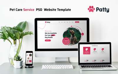 Pet Empire - Pet Shop PSD Template #189848 - TemplateMonster