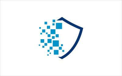 Plantilla de vector de seguridad tecnológica