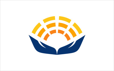 Solar tech vector template