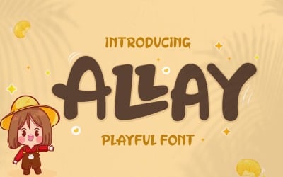 Allay - Exibir fonte divertida