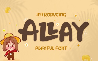 Allay - Játékos betűtípus megjelenítése