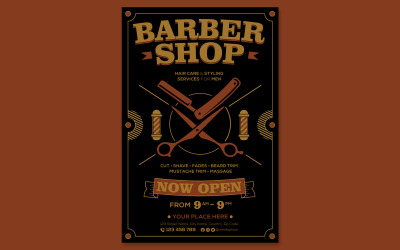 Barbershop Poster #01 Druckvorlage