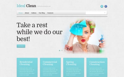 Бесплатная адаптивная тема WordPress для очистки