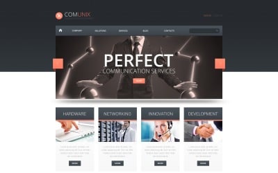 Бесплатная тема WordPress для коммуникационных решений