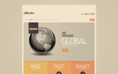 Бесплатный веб-сайт WordPress для бизнеса и компаний, предоставляющих услуги