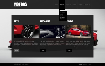 Design WordPress gratuito per auto per promuovere il business
