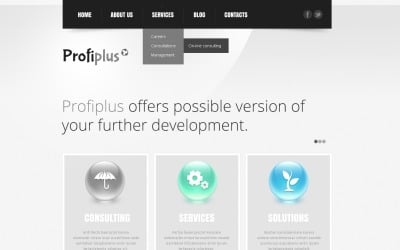 Free Consultancy Responsive WordPress Theme & Website Template