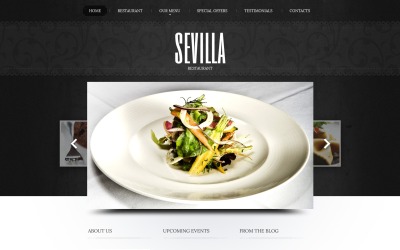 Gratis WordPress-sjabloon voor café en restaurant