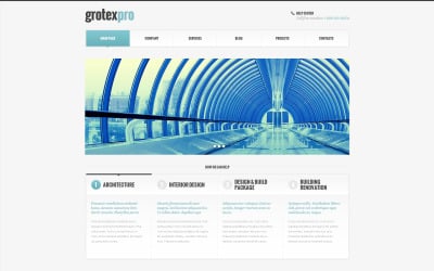 Kostenloses WordPress-Theme für Bauunternehmen