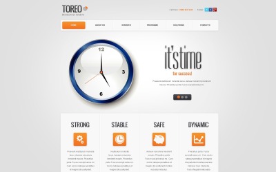 Plantilla gratuita de WordPress para negocios y servicios en línea