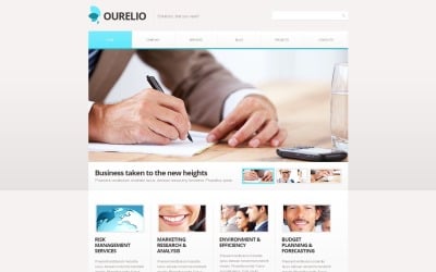Tema de WordPress clásico gratuito para agencias de marketing