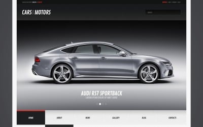 Tema WordPress grátis para carros e motores
