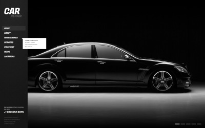 Zdarma téma WordPress pro online opravy automobilů