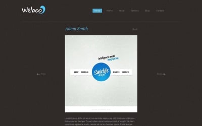 Бесплатный макет и шаблон сайта WordPress для отдела дизайна