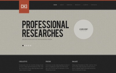 Free Consulting Company WordPress Layout &amp;amp; Website Template