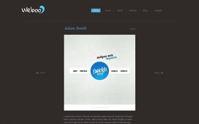 Free Design Department WordPress Layout &amp;amp; Website Template