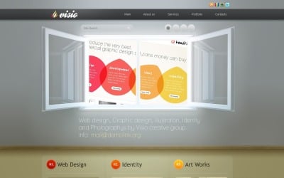 Free Design Studio WordPress Website Template