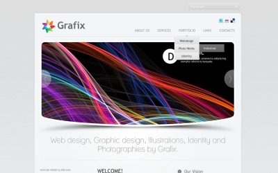 Gratis Designing Studio WordPress Layout &amp;amp; Website Template