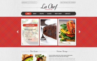 Gratis matlagning webbplats tema för WordPress
