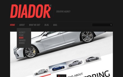 Kostenloses WordPress-Theme und Website-Vorlage für Kreativagenturen