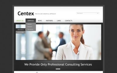 Modelo WordPress de Empresa de Consultoria Gratuita
