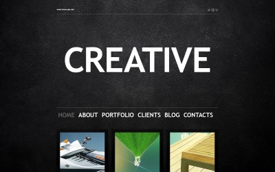Plantilla de sitio web de WordPress para agencia de diseño gratuita