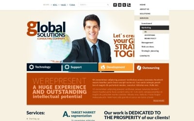 Tema e modelo de site para WordPress de consultoria online grátis