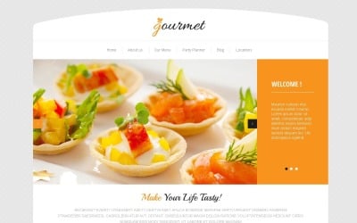 Thème WordPress et modèle de site Web gratuit Delicious Cafe