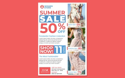 Women Fashion Poster #03 Print Template