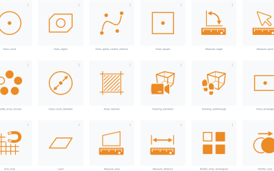 Інженерний CAD математичний набір іконок з файлами Svg та Png з прозорим фоном