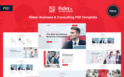 Ridex - Szablon PSD Business Consulting.