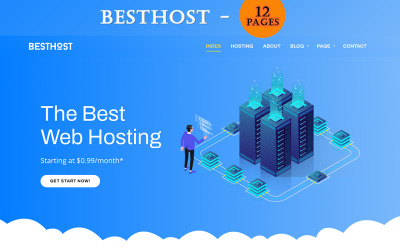 BestHost - Responsive Hosting HTML-Vorlage