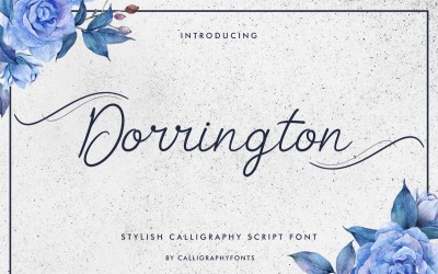 Carattere di scrittura a mano di Dorrington