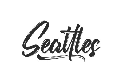 Fuente Seattles Textured Brush Script