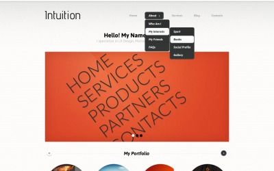Gama de diseñadores gratis Diseño y plantilla de sitio web de WordPress