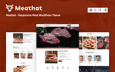 MeatHat - Responsives Fleisch-WordPress-Theme