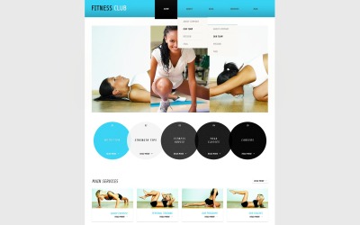 Darmowy motyw WordPress i szablon strony internetowej Fitness
