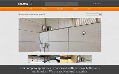 Free Elegant Flooring WordPress Theme &amp;amp; Website Template