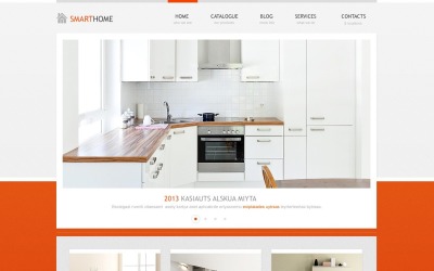 Gratis elegant interieur WordPress-thema en websitesjabloon