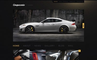 Kostenloses Elegantes Auto WordPress Theme &amp;amp; Website Template