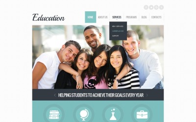 Kostenloses WordPress Theme &amp;amp; Website Template für Pädagogik