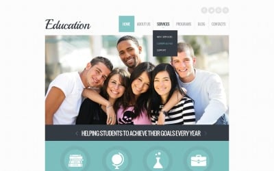Plantilla de sitio web y tema de WordPress de pedagogía gratis
