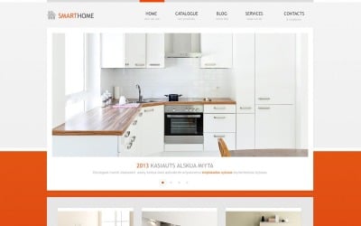 Plantilla de sitio web y tema de WordPress para interiores elegantes gratis