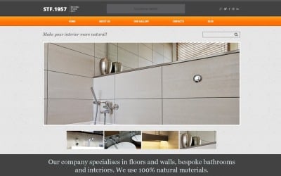 Plantilla de sitio web y tema de WordPress para pisos elegantes gratis