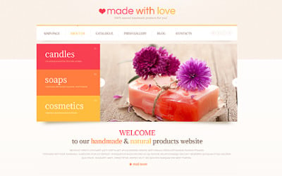 Free Handmade Business WordPress Theme &amp;amp; Website Template