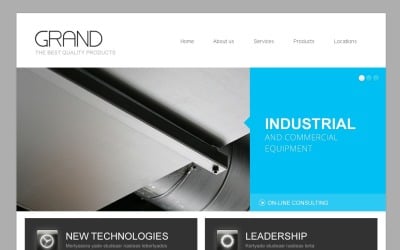 Free Manufacturing WordPress Website Theme &amp;amp; Template