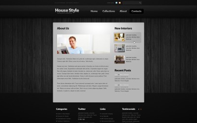 Ingyenes belsőépítészeti WordPress téma és weboldal sablon