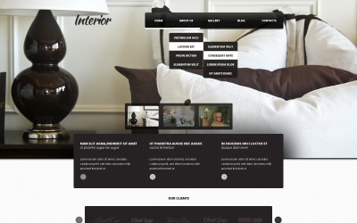 Ingyenes otthoni tervezés WordPress téma és weboldal sablon